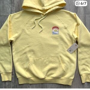 BILLABONG MEDIUM LEMON YELLOW HOODIE